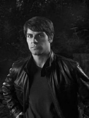 David Giuntoli Grimm black and white poster