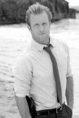 Hawaii Five-1 black and white poster