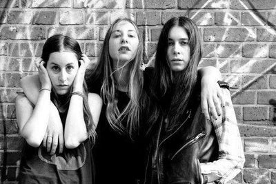 Haim Metal Poster Wall Art 8in x 12in 12"x16" Black and White The Poster Depot