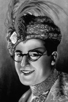 Harold Lloyd black and white poster