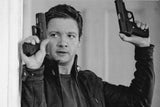 Jeremy Renner Metal Poster Print 8in x 12in 12"x16" Black and White The Poster Depot