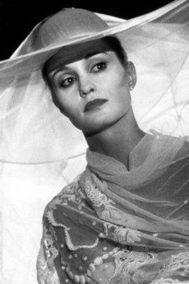 Jessica Lange Metal Poster Print 8in x 12in 12"x16" Black and White The Poster Depot