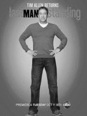 Last Man Standing Black and White Metal Poster Choose Style The Poster Depot