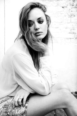 Laura Haddock Poster Black and White Poster 16x24 The Poster Depot