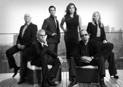 Law And Order Svu black and white poster