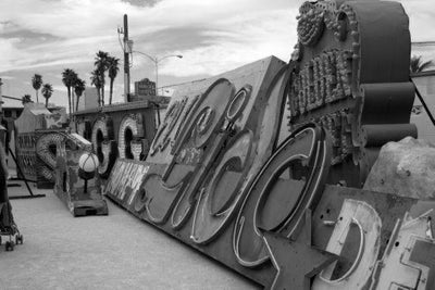 Las Vegas Poster Black and White Mini Poster 11"x17"