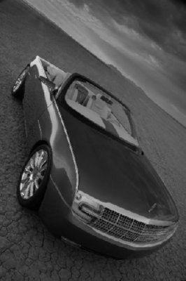 Lincoln Mark X Concept Poster Black and White Poster 27"x40" The Poster Depot