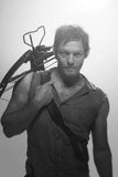 Norman Reedus Metal Poster Print 8in x 12in 12"x16" Black and White The Poster Depot