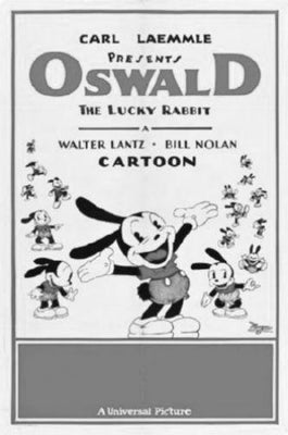 Oswald Rabbit Poster Black and White Poster The Poster Depot