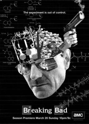 Breaking Bad Poster Black and White Mini Poster 11"x17"