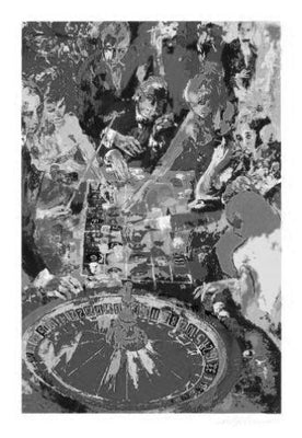 Neiman Green Table Poster Black and White Poster 16x24 The Poster Depot