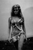 Raquel Welch Metal Poster Print 8in x 12in 12"x16" Black and White The Poster Depot