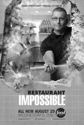 Restaurant Impossible poster tin Metal Print Wall Art