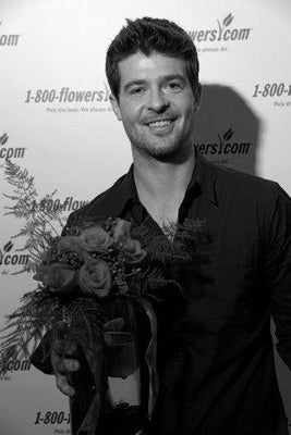 Robin thicke Poster Black and White Poster 16x24 The Poster Depot