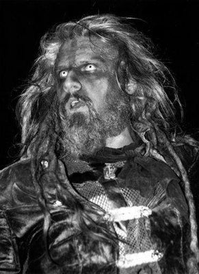 Rob Zombie Metal Poster Print 8in x 12in 12"x16" Black and White The Poster Depot
