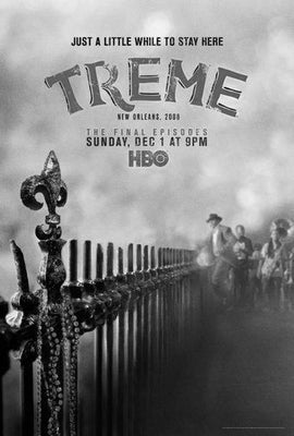 Treme Poster Black and White Mini Poster 11"x17"