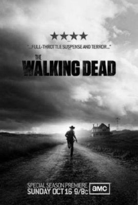 Walking Dead poster tin Metal Print Wall Art