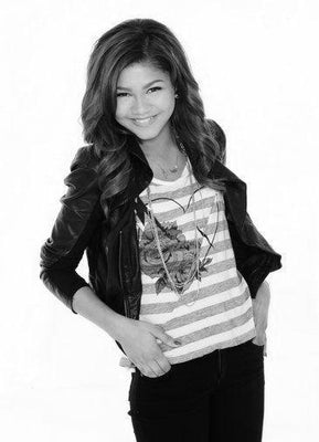 Zendaya poster tin Metal Print Wall Art