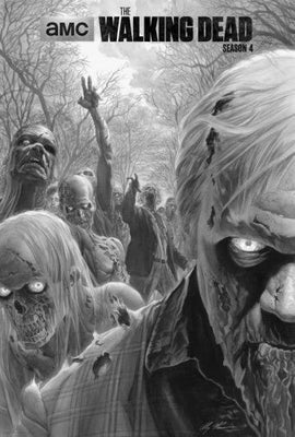 Walking Dead poster Black and White poster for sale cheap United States USA