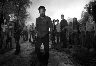 Walking Dead poster Black and White poster for sale cheap United States USA