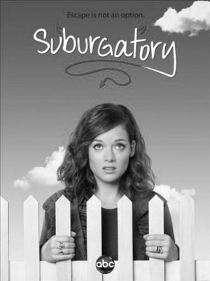 Suburgatory poster Black and White poster for sale cheap United States USA