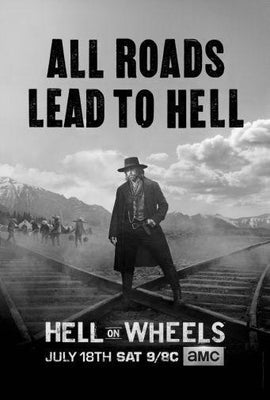 Hell On Wheels poster tin Metal Print Wall Art