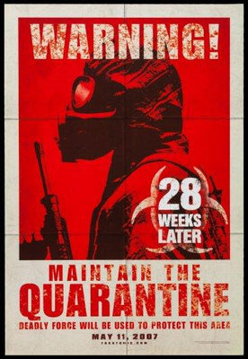 28 Weeks Later Metal Movie Poster 8in x 12in