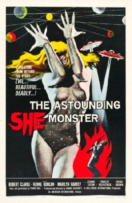 Astounding She Monster Metal Movie Poster 8in x 12in The Poster Depot