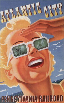 Railroad Atlantic City 1940 Poster 27inx40in The Poster Depot