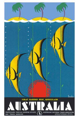 Australia Great Barrier Reef Poster 27inx40in The Poster Depot
