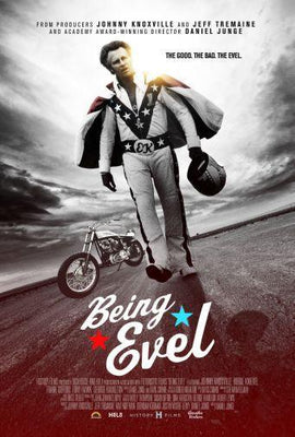 Being Evel movie poster Metal Print 8in x 12in