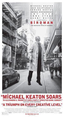 Birdman movie poster Metal Print 8in x 12in
