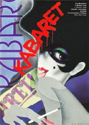 Cabaret movie poster Metal Print 8in x 12in