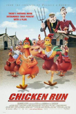 Chicken Run Metal Movie Poster 8in x 12in
