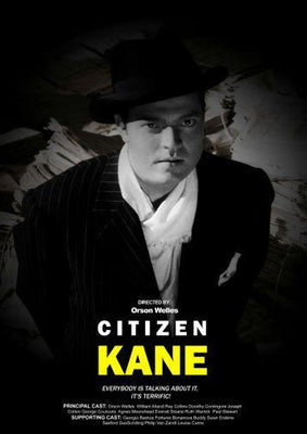 Citizen Kane movie poster Metal Print 8in x 12in