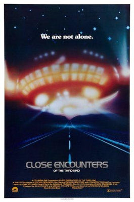 Close Encounters movie poster Metal Print 8in x 12in