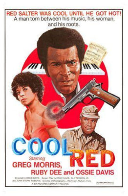 Cool Red movie poster Metal Print 8in x 12in