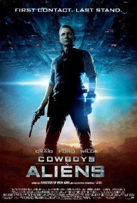 Cowboys And Aliens Metal Print 8in x 12in The Poster Depot