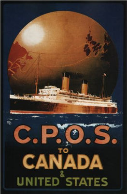 Vintage Travel Poster Art Poster 16"x24" On Sale The Poster Depot