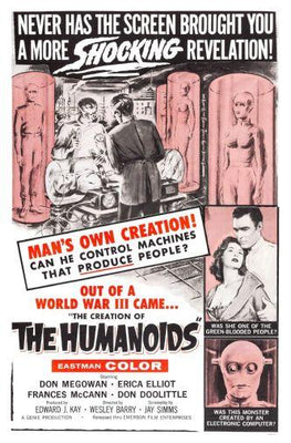 Creation Of Humanoids The Metal Movie Poster 8in x 12in