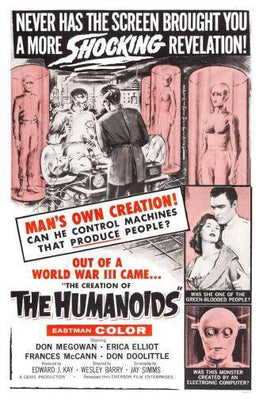 Creation Of Humanoids The movie poster Metal Print 8in x 12in