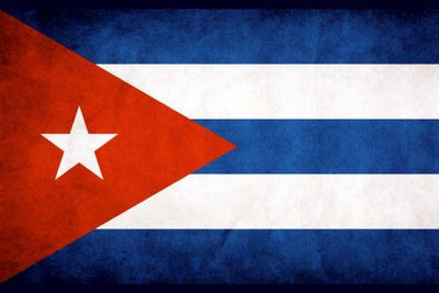 Cuba Flag Cuban poster tin Metal Print Wall Art