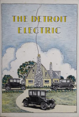 Detroit Electric Poster 11x17 The Poster Depot