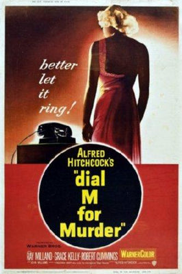 Dial M For Murder Metal Movie Poster 8in x 12in