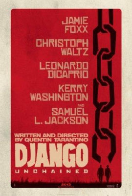 Django Unchained movie poster Metal Print 8in x 12in