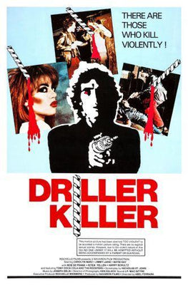 Driller Killer movie poster Metal Print 8in x 12in