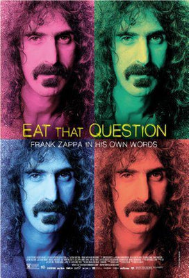 Eat That Question Frank Zappa movie poster Metal Print 8in x 12in