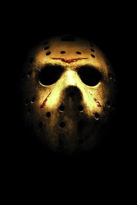 Friday The 13Th movie poster Metal Print 8in x 12in