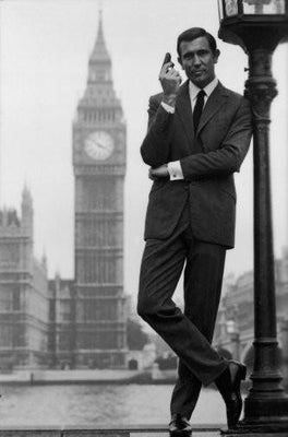 george lazenby poster tin Metal Print Wall Art