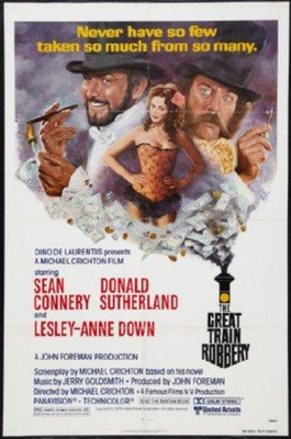 Great Train Robbery movie poster Metal Print 8in x 12in